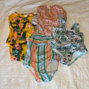 Toddler 4pack swimsuits